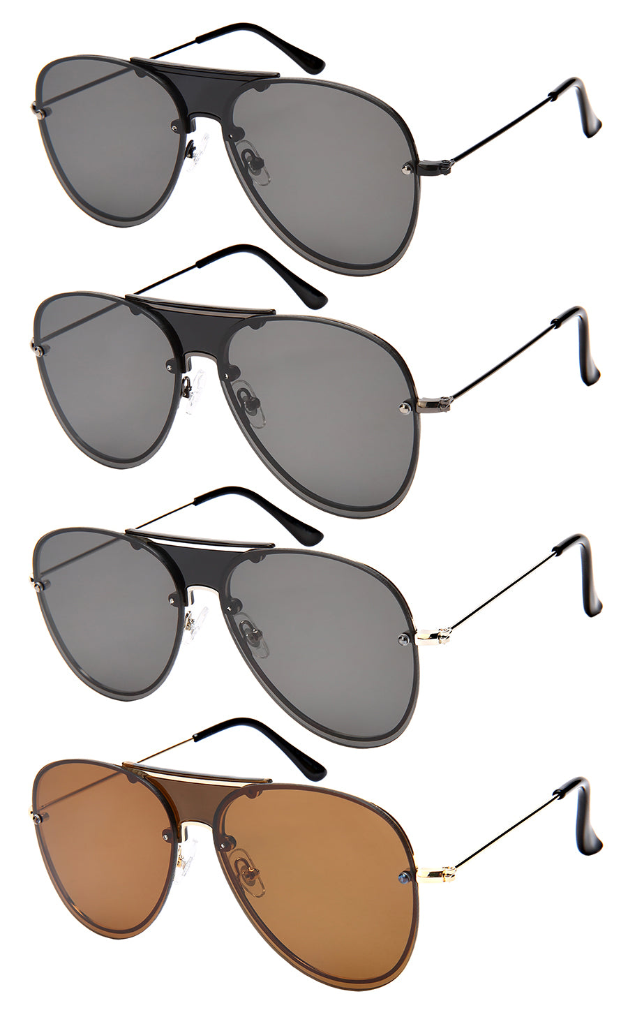 AVIATOR UNISEX BULK WHOLESALE SUNGLASSES | UNISEX UV400 | 1204-FLSD