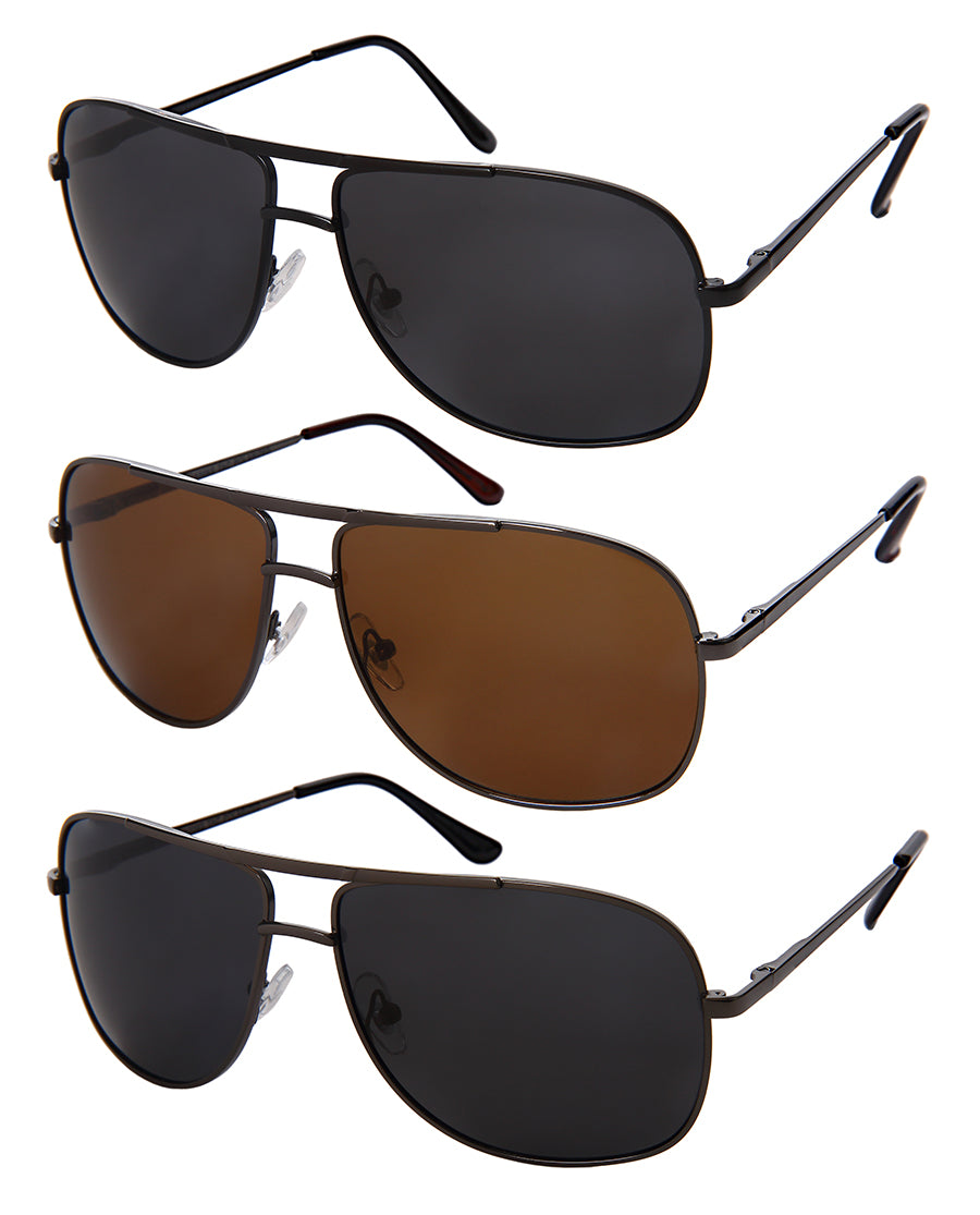 POLARIZED SQUARE UNISEX BULK WHOLESALE SUNGLASSES 1209S-P