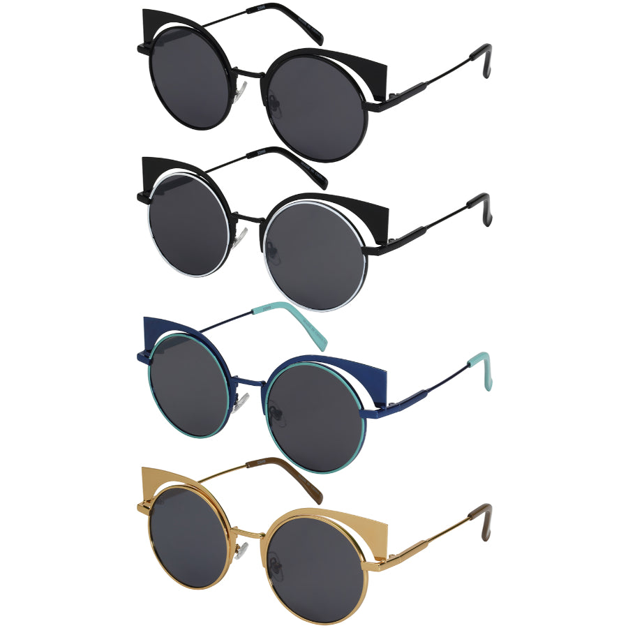CATEYE WOMEN SUNGLASSES WHOLESALE 23048-FLFM