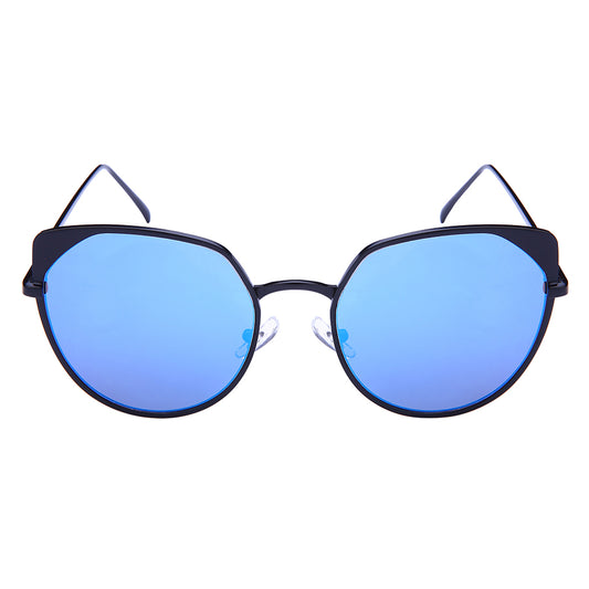 CAT EYE WOMEN METAL WHOLESALE SUNGLASSES 23075-FLREV
