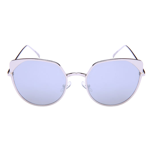 CAT EYE WOMEN METAL WHOLESALE SUNGLASSES 23075-FLREV