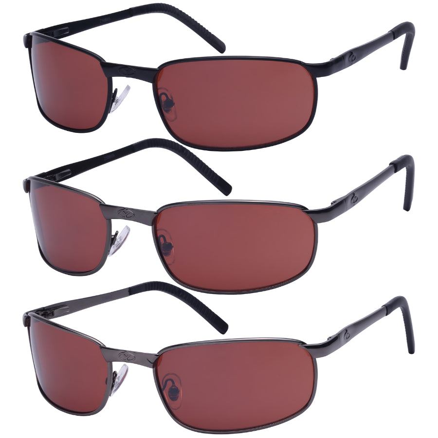 SQUARE DRIVING MEN SUNGLASSES BULK 25080S-DF