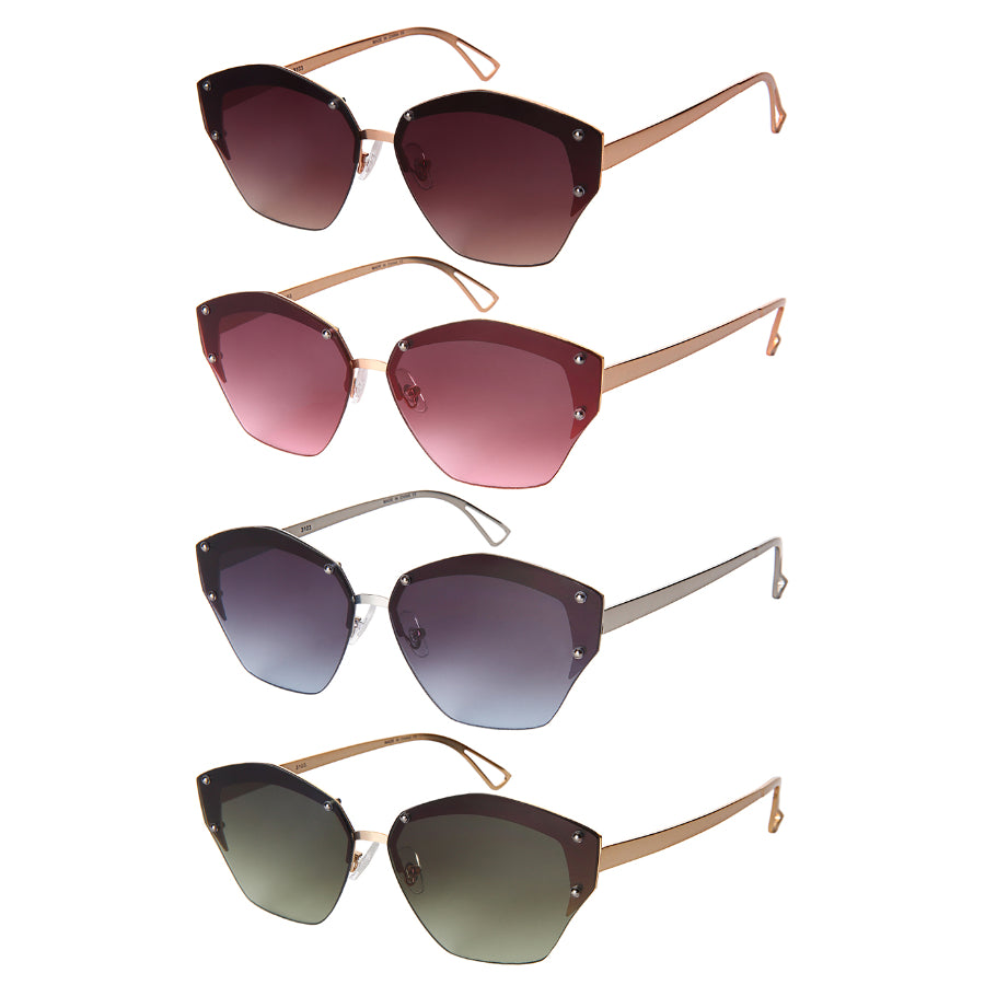GEOMETRIC SHAPE WOMEN BULK SUNGLASSES 3103-FLOCR