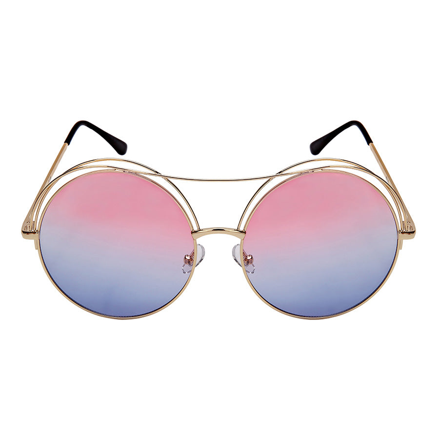 OVERSIZE ROUND WOMEN SUNGLASSES BULK 3118-OCR