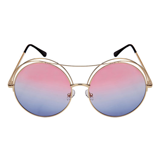 OVERSIZE ROUND WOMEN SUNGLASSES BULK 3118-OCR