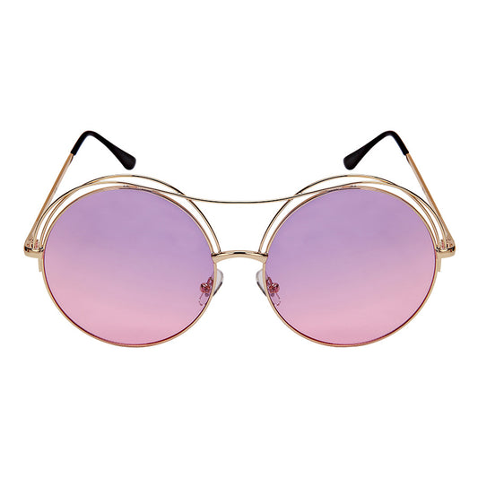 OVERSIZE ROUND WOMEN SUNGLASSES BULK 3118-OCR