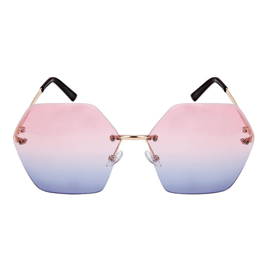 GEOMETRIC SHAPE WOMEN SUNGLASSES IN BULK 3120-OCR