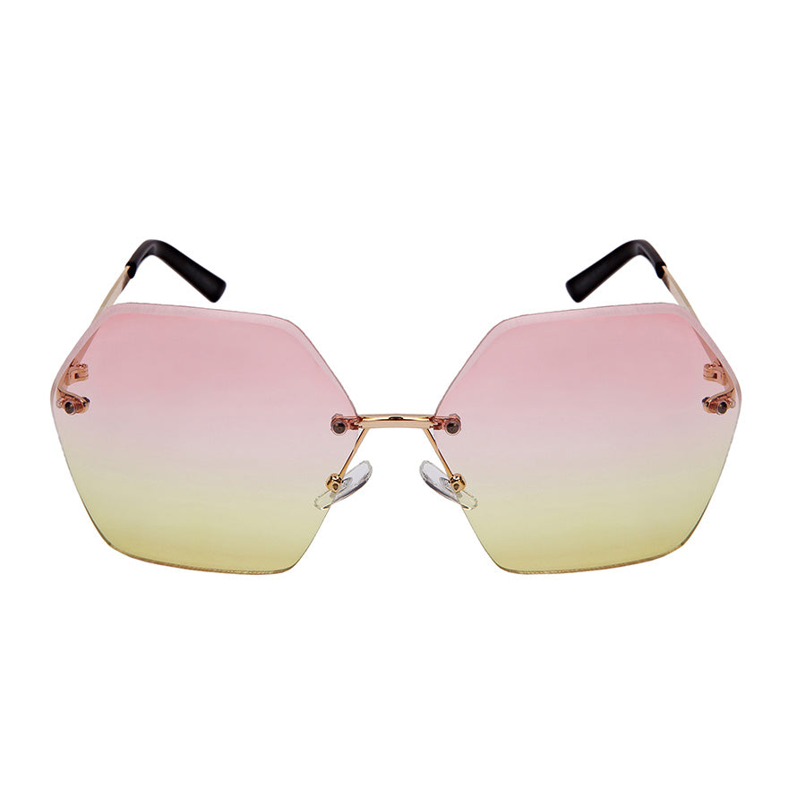 GEOMETRIC SHAPE WOMEN SUNGLASSES IN BULK 3120-OCR