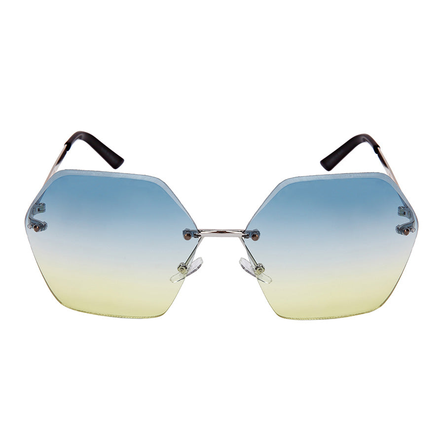 GEOMETRIC SHAPE WOMEN SUNGLASSES IN BULK 3120-OCR
