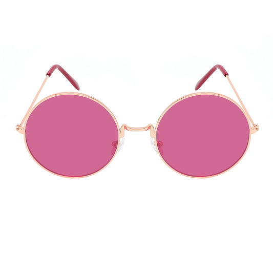 RETRO ROUND METAL UNISEX SUNGLASSES 3129-CR