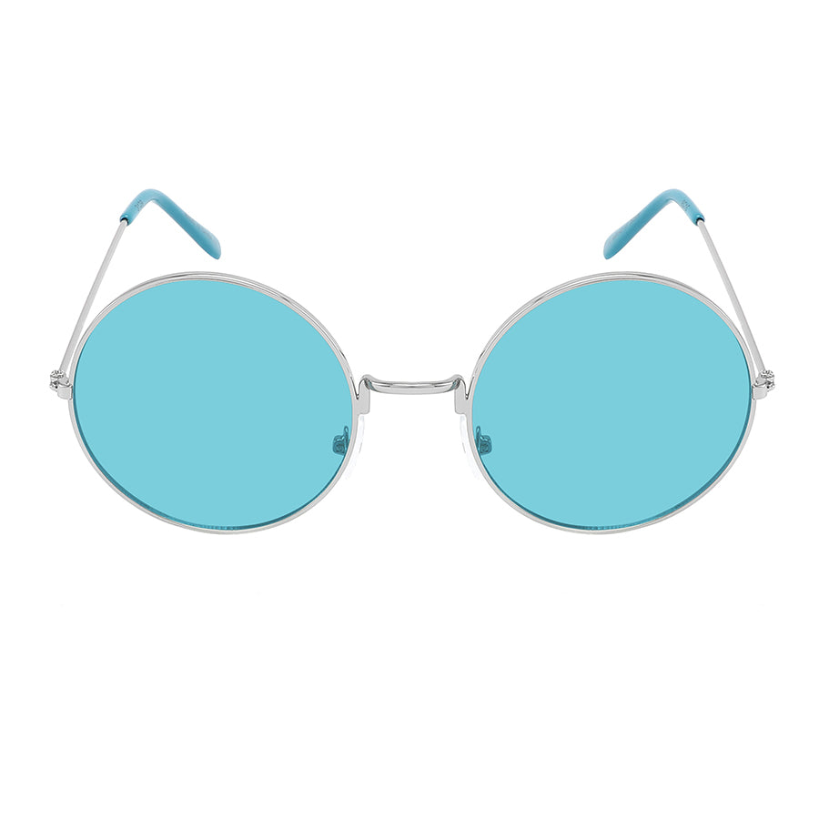 RETRO ROUND METAL UNISEX SUNGLASSES 3129-CR