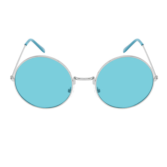 RETRO ROUND METAL UNISEX SUNGLASSES 3129-CR
