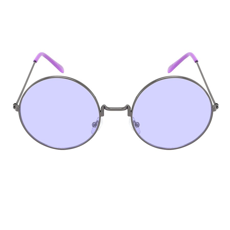 RETRO ROUND METAL UNISEX SUNGLASSES 3129-CR