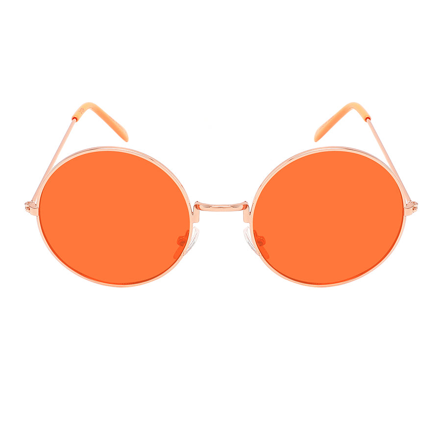 RETRO ROUND METAL UNISEX SUNGLASSES 3129-CR