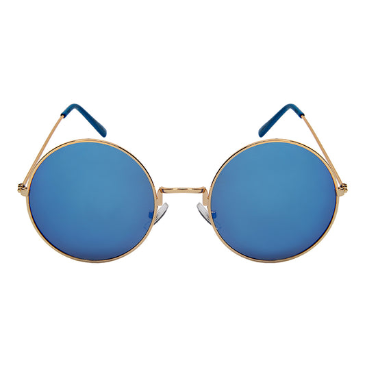 RETRO ROUND METAL UNISEX SUNGLASSES 3129-REV | UV400