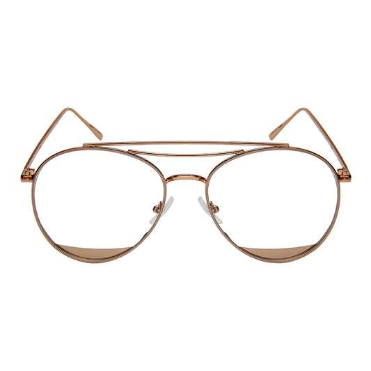 AVIATOR LADIES BULK WHOLESALE CLEAR SUNGLASSES 3130-FLCL