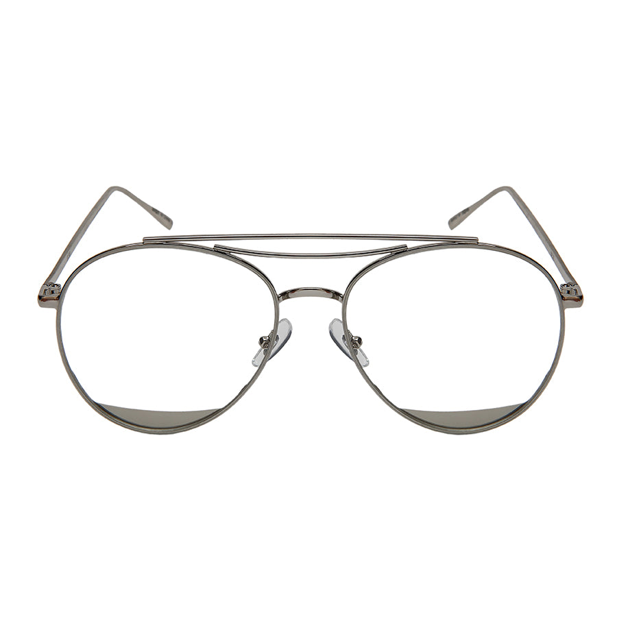 AVIATOR LADIES BULK WHOLESALE CLEAR SUNGLASSES 3130-FLCL