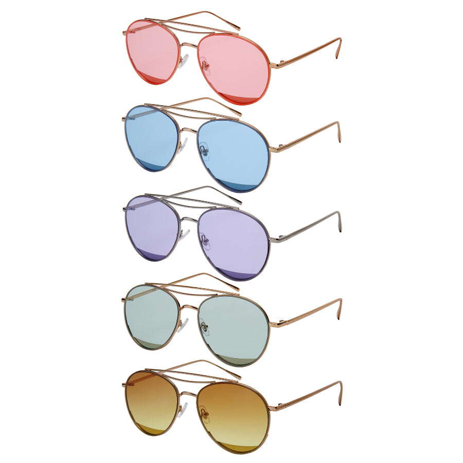 AVIATOR WOMEN BULK SUNGLASSES 3130-FLCR