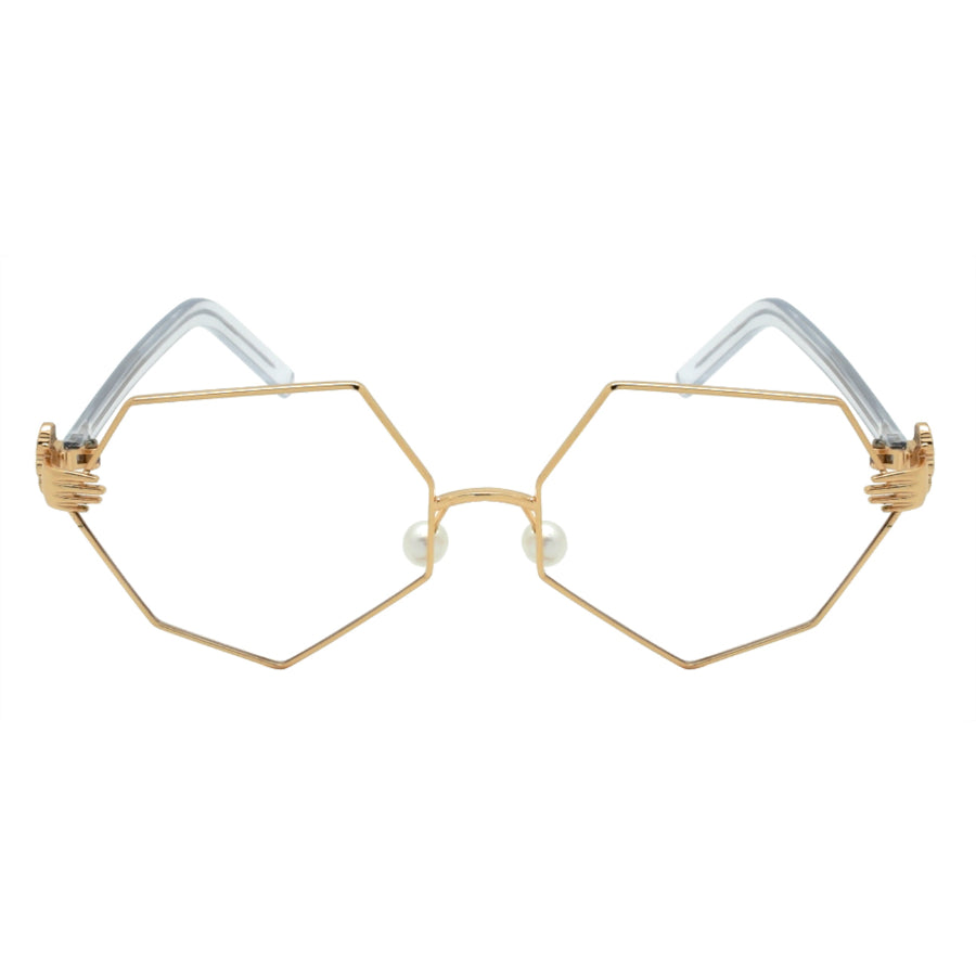 OVERSIZED GEOMETRIC WOMEN SUNGLASSES IN BULK 3136-FLCL