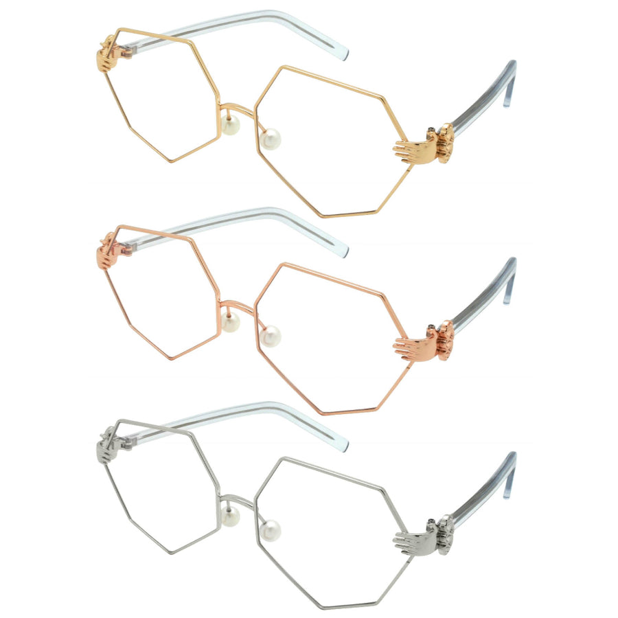 OVERSIZED GEOMETRIC WOMEN SUNGLASSES IN BULK 3136-FLCL