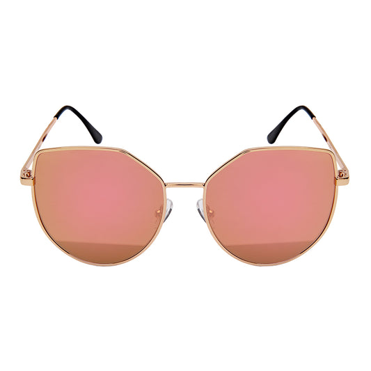 CATEYE WOMEN METAL SUNGLASSES WHOLESALE 3143-FLREV