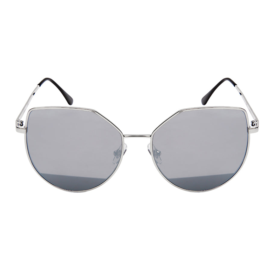 CATEYE WOMEN METAL SUNGLASSES WHOLESALE 3143-FLREV