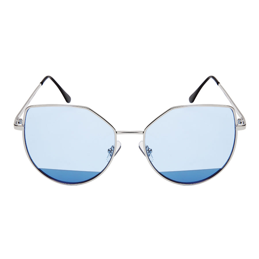 CATEYE WOMEN METAL SUNGLASSES WHOLESALE 3143-FLREV