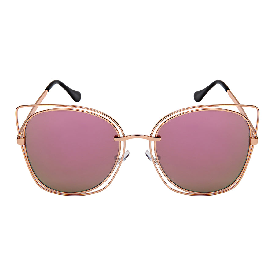 CAT EYE LADIES BULK WHOLESALE SUNGLASSES 3156-FLREV