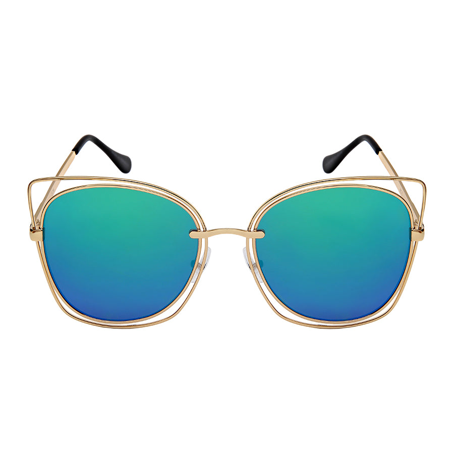 CAT EYE LADIES BULK WHOLESALE SUNGLASSES 3156-FLREV