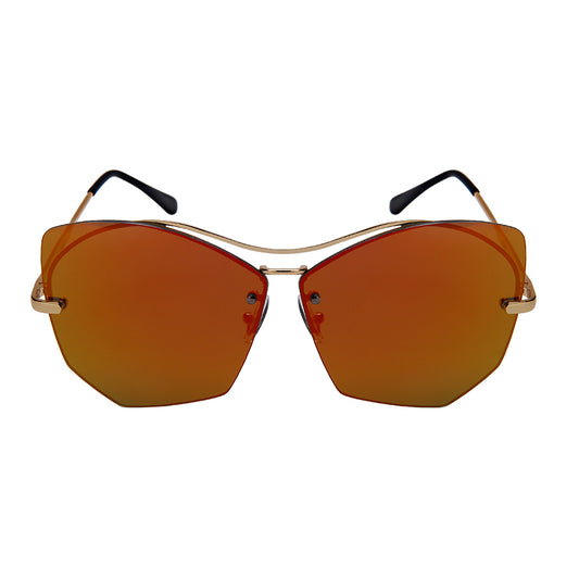 GEOMETRIC STYLE BULK WHOLESALE SUNGLASSES 3157-FLREV