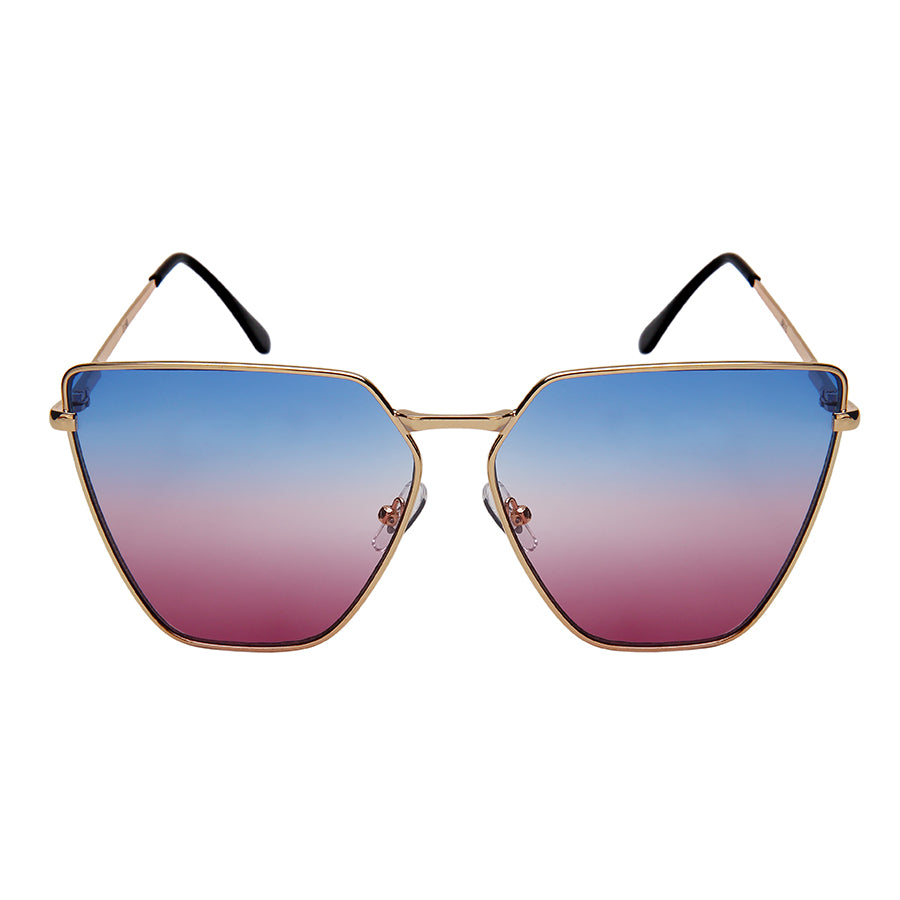 OVERSIZE CATEYE WOMEN METAL WHOLESALE SUNGLASSES 3158S-FLOCR