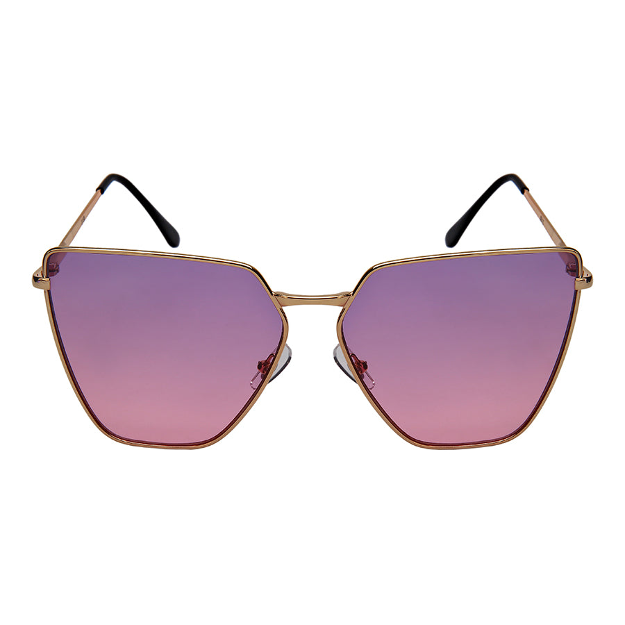 OVERSIZE CATEYE WOMEN METAL WHOLESALE SUNGLASSES 3158S-FLOCR