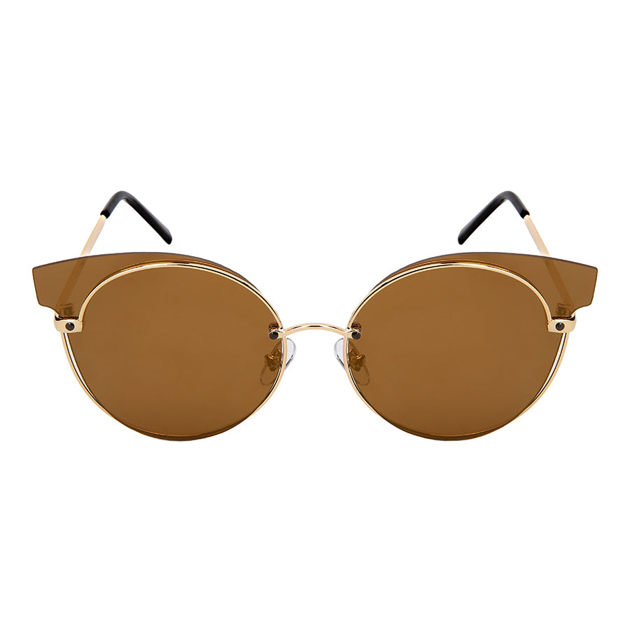 CAT EYE LADIES BULK WHOLESALE SUNGLASSES 3162-FLREV