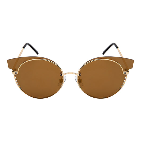 CAT EYE LADIES BULK WHOLESALE SUNGLASSES 3162-FLREV