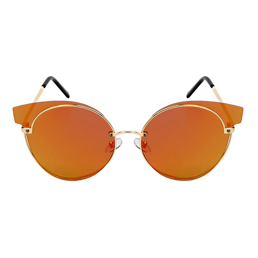 CAT EYE LADIES BULK WHOLESALE SUNGLASSES 3162-FLREV