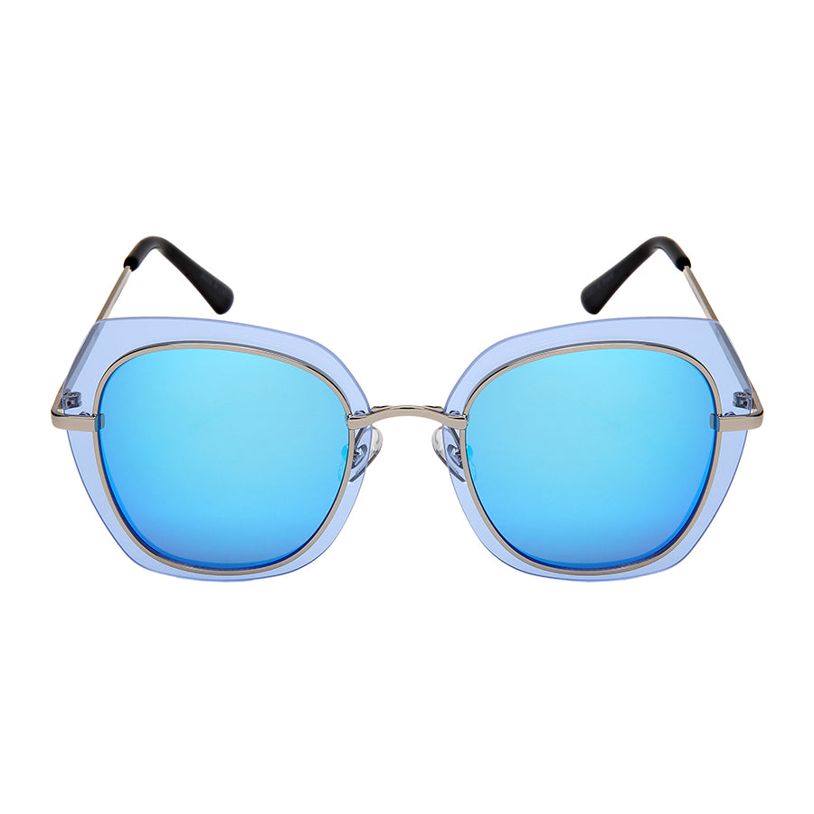 GEOMETRIC STYLE BULK WHOLESALE SUNGLASSES 3163-FLRV