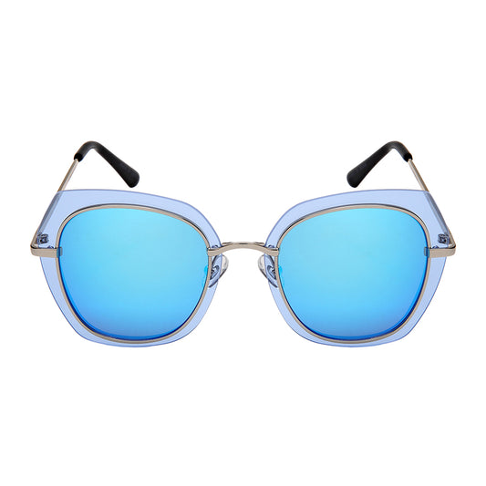 GEOMETRIC STYLE BULK WHOLESALE SUNGLASSES 3163-FLRV