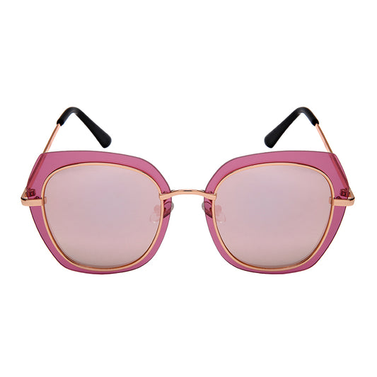 GEOMETRIC STYLE BULK WHOLESALE SUNGLASSES 3163-FLRV
