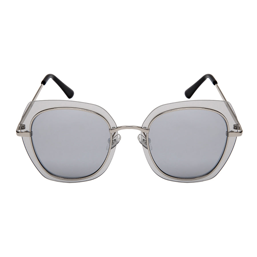 GEOMETRIC STYLE BULK WHOLESALE SUNGLASSES 3163-FLRV