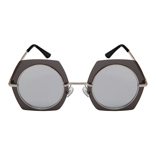 GEOMETRIC STYLE BULK WHOLESALE SUNGLASSES 3164-FLRV