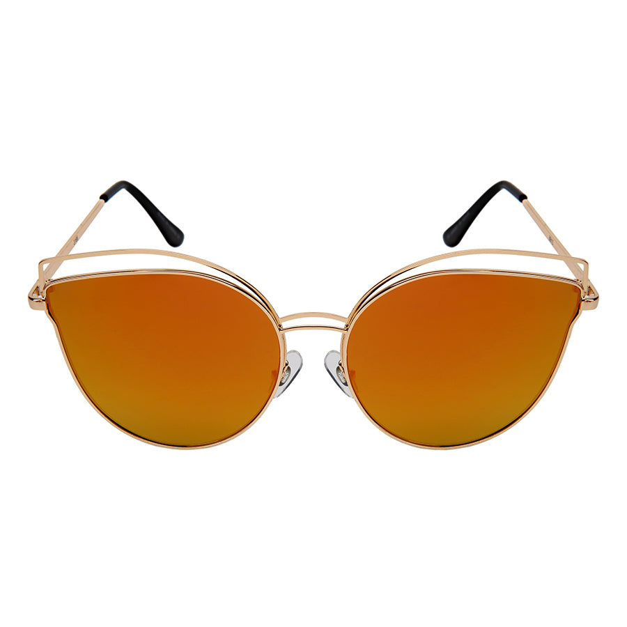 CAT EYE LADIES BULK WHOLESALE SUNGLASSES 3166-FLREV