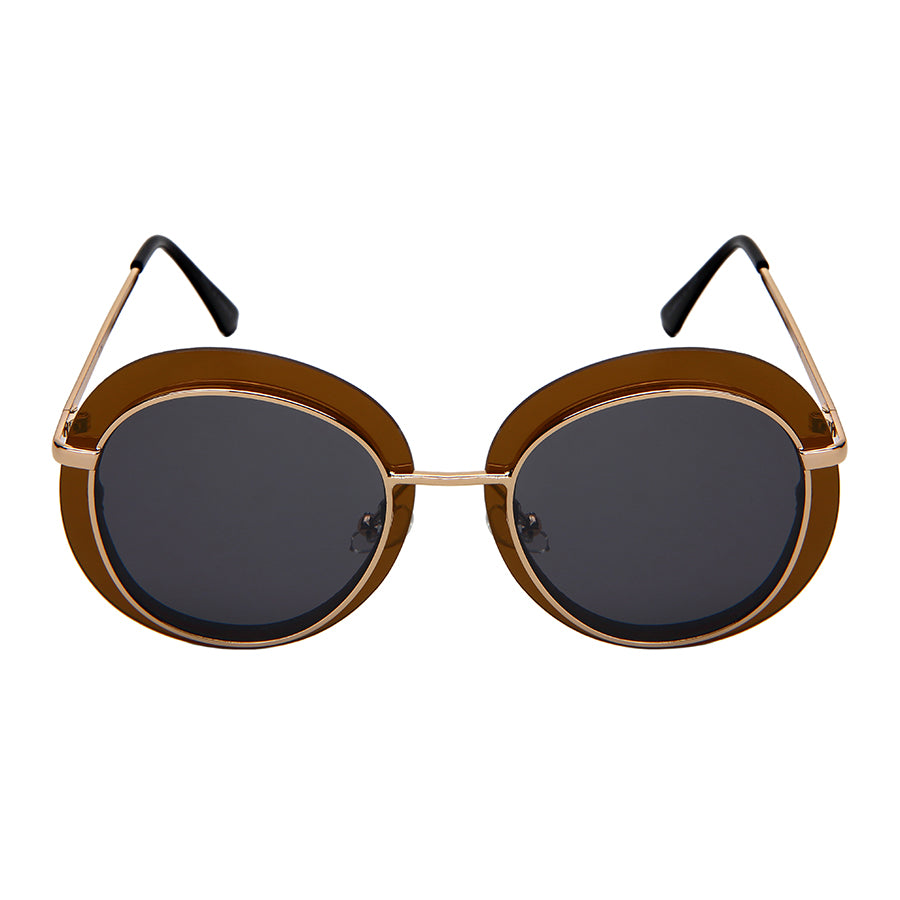 ROUND OVAL LADIES BULK WHOLESALE SUNGLASSES 3179-FLREV – T H