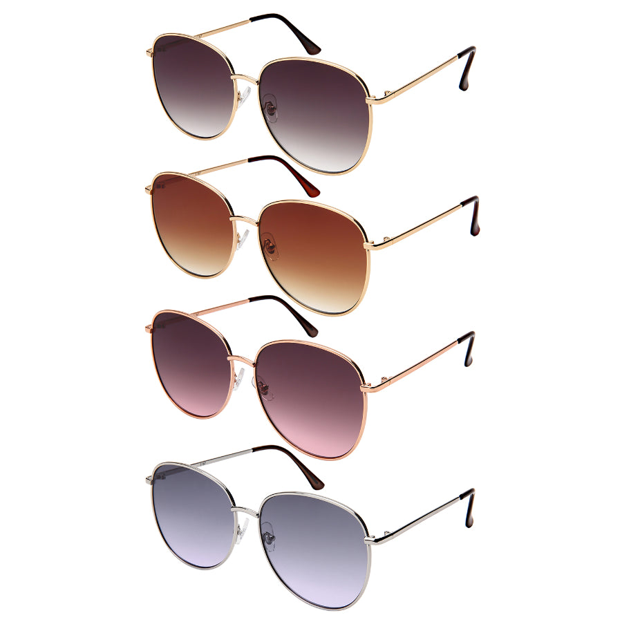OVERSIZED ROUND LADIES SUNGLASSES WHOLESALE 3197-FLOCR