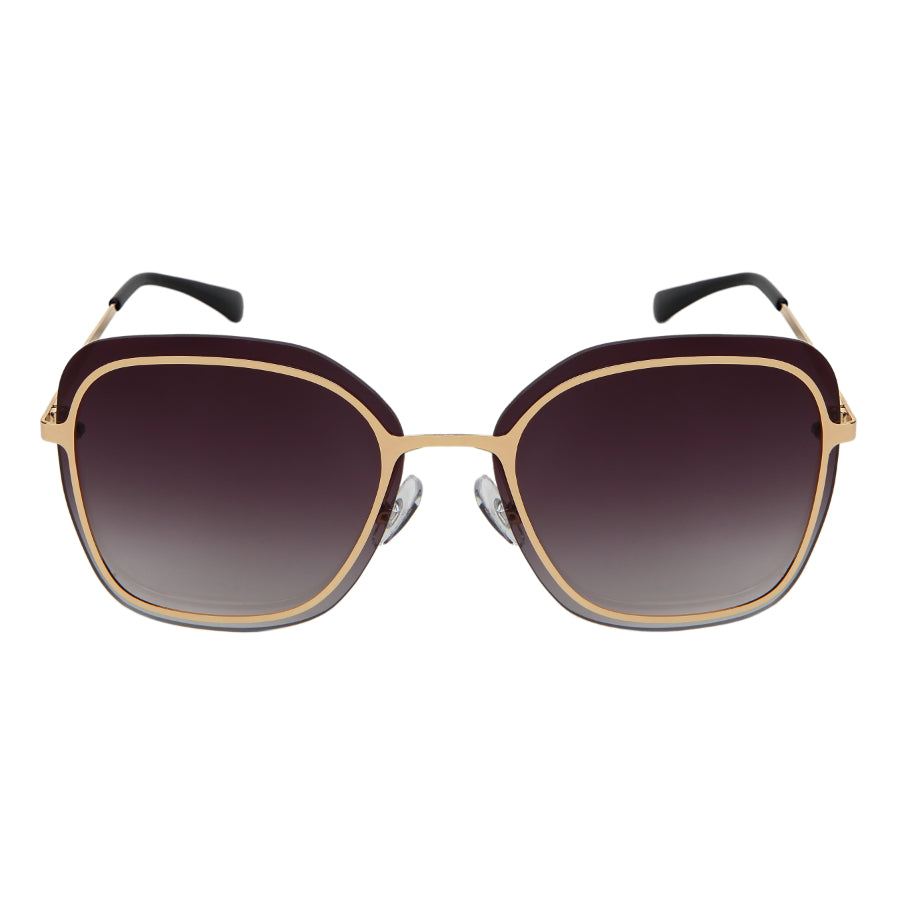SQUARE FLAT LENS WOMEN SUNGLASSES IN BULK 3205-FLREV