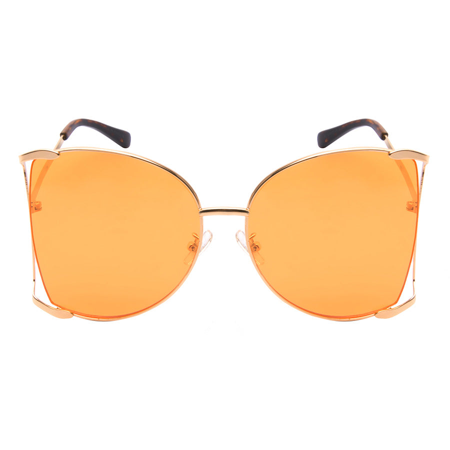 BUTTERFLY WOMEN OVERSIZE WHOLESALE SUNGLASSES 3208-FLOCR