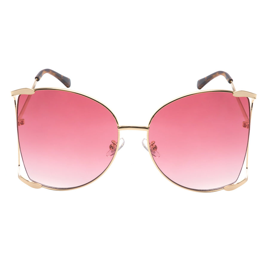 BUTTERFLY WOMEN OVERSIZE WHOLESALE SUNGLASSES 3208-FLOCR