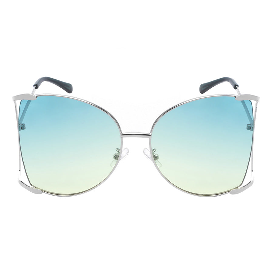 BUTTERFLY WOMEN OVERSIZE WHOLESALE SUNGLASSES 3208-FLOCR
