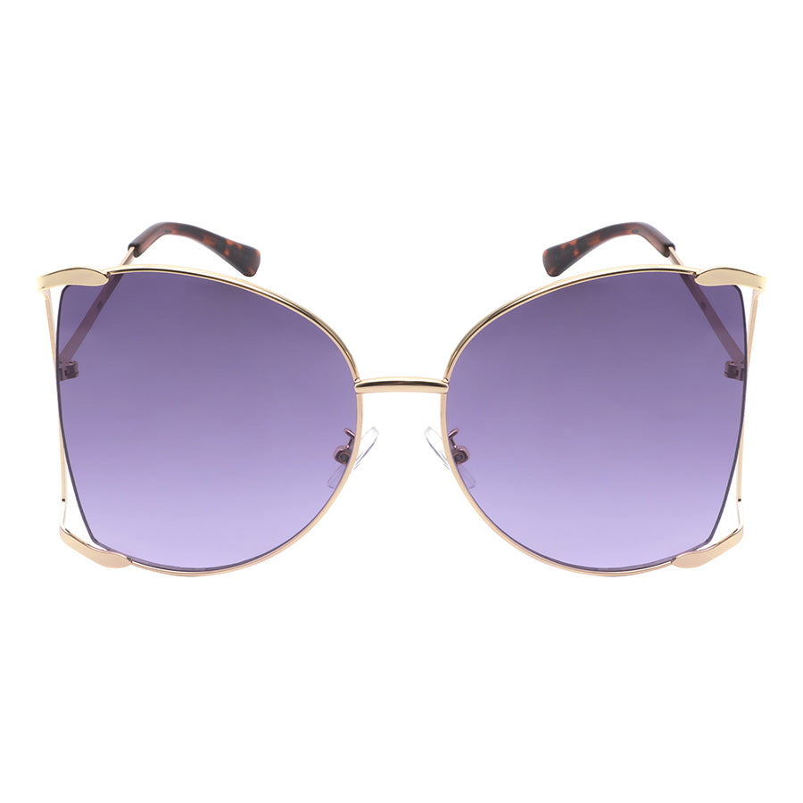 BUTTERFLY WOMEN OVERSIZE WHOLESALE SUNGLASSES 3208-FLOCR