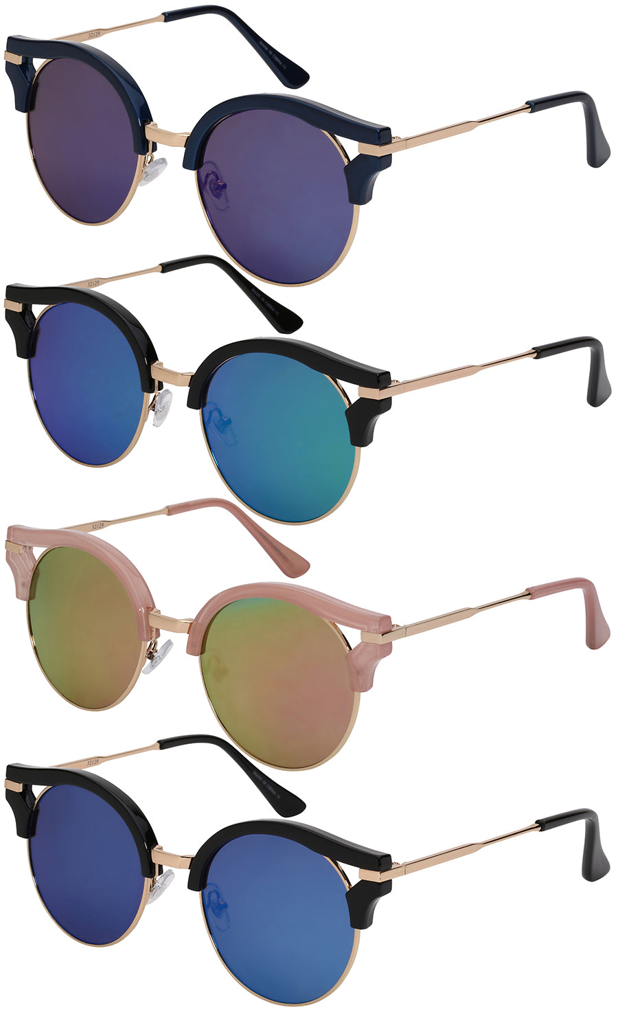 CATEYE WOMEN SUNGLASSES IN BULK 32129MT-REV