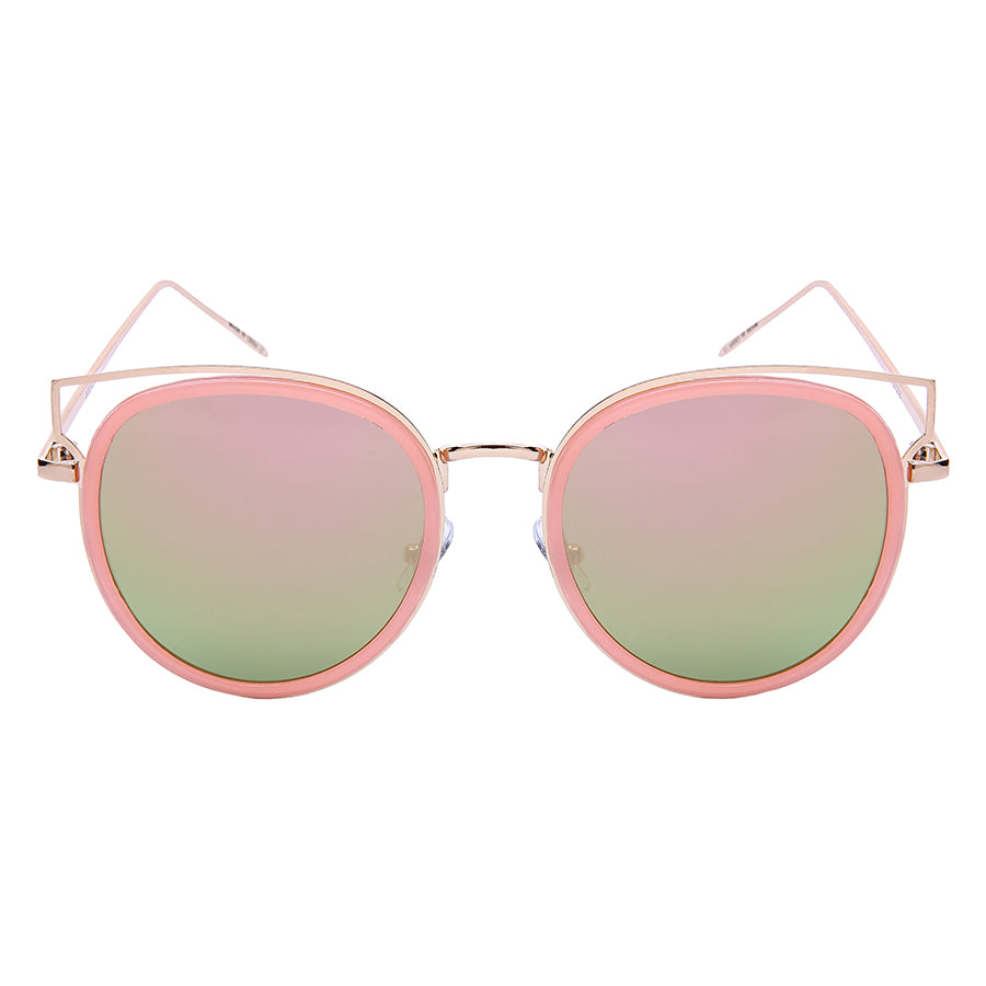 ROUND WOMEN BULK SUNGLASSES 32212-FLREV